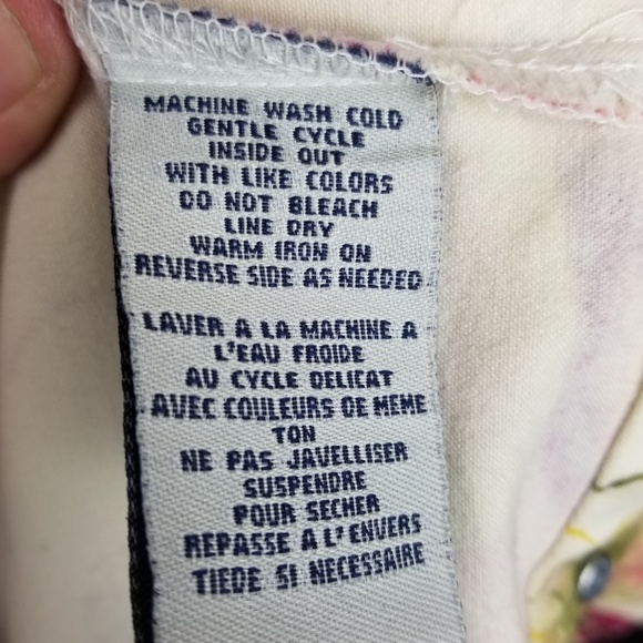 Caribbean Joe jacket size M pink green white - Picture 8 of 8